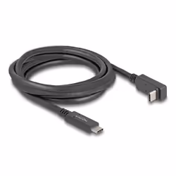DeLOCK 80035, 2 m, USB C, USB C, 5000 Mbit/s, Noir