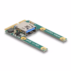 DeLOCK 80039, Mini PCI Express, USB 2.0, Mâle, Vert, PC, Chine