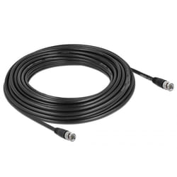 DeLOCK 80086 câble coaxial 15 m BNC Noir