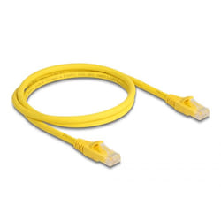 DeLOCK 80101 câble de réseau Jaune 1 m Cat6a U/UTP (UTP)