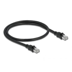 DeLOCK 80112 câble de réseau Noir 0,5 m Cat6a F/UTP (FTP)