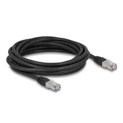 DeLOCK 80129 câble de réseau Noir 5 m Cat6a S/FTP (S-STP)