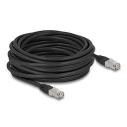 DeLOCK 80130 câble de réseau Noir 10 m Cat6a S/FTP (S-STP)