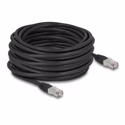 DeLOCK 80131, 15 m, Cat6a, S/FTP (S-STP), RJ-45, RJ-45