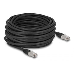 DeLOCK 80131 câble de réseau Noir 15 m Cat6a S/FTP (S-STP)