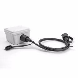 DeLOCK Câble de réseau RJ45 mâle à RJ45 mâle Cat.6 STP avec bouchon de protection, extérieur, IP68, étanche à l’eau et à la poussière, noir, 1 m
