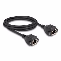 DeLOCK 80200 câble de réseau Noir 2 m S/FTP (S-STP)