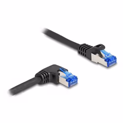 DeLOCK 80221 câble de réseau Noir 0,5 m Cat6a S/FTP (S-STP)