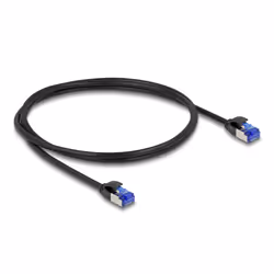 DeLOCK 80227 câble de réseau Noir 1 m Cat6a S/FTP (S-STP)