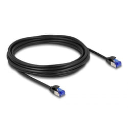 DeLOCK 80230 câble de réseau Noir 5 m Cat6a S/FTP (S-STP)