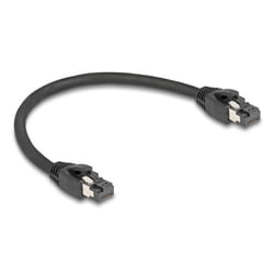 DeLOCK 80231 câble de réseau Noir 0,25 m Cat8.1 S/FTP (S-STP)