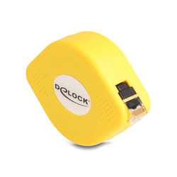 DeLOCK 80239 câble de réseau Noir, Jaune 1,5 m Cat6a S/UTP (STP)