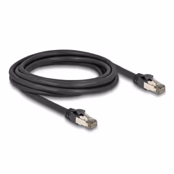 DeLOCK 80242 câble de réseau Noir 3 m Cat6a U/FTP (STP)