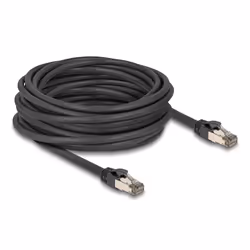 DeLOCK 80244 câble de réseau Noir 10 m Cat6a U/FTP (STP)