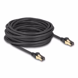 DeLOCK 80252 câble de réseau Noir 10 m Cat7 S/FTP (S-STP)