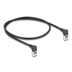 DeLOCK 80280 câble de réseau Noir 0,5 m Cat6a S/FTP (S-STP)