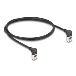 DeLOCK 80281 câble de réseau Noir 1 m Cat6a S/FTP (S-STP)