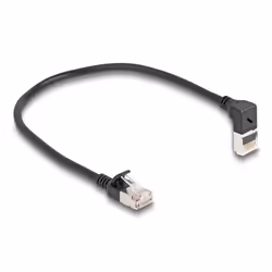 DeLOCK 80285, 0,25 m, Cat6a, S/FTP (S-STP), RJ-45, RJ-45