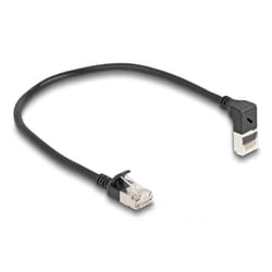 DeLOCK 80285 câble de réseau Noir 0,25 m Cat6a S/FTP (S-STP)
