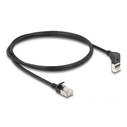 DeLOCK 80287 câble de réseau Noir 1 m Cat6a S/FTP (S-STP)