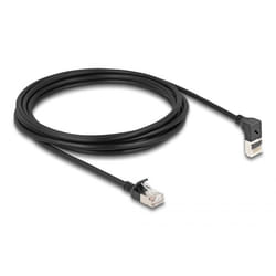 DeLOCK 80289 câble de réseau Noir 3 m Cat6a S/FTP (S-STP)