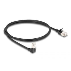 DeLOCK 80305 câble de réseau Noir 1 m Cat6a S/FTP (S-STP)