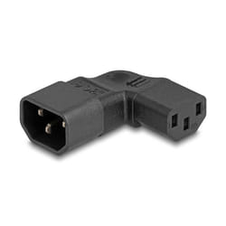DeLOCK 80474 changeur de genre de câble IEC 60320 C14 IEC 60320 C13 Noir