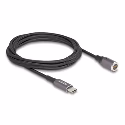 DeLOCK 80780 câble électrique Anthracite, Noir 1,8 m USB C 8 broches