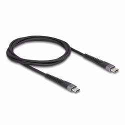 DeLOCK 81124, 1 m, USB C, USB C, USB 2.0, 0,48 Gbit/s, Noir