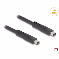 DeLOCK 81176 câble DisplayPort 1 m Mini DisplayPort Noir