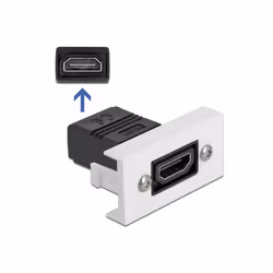DeLOCK 81303 prise de courant Noir