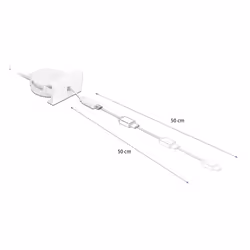 DeLOCK 81319 câble USB 0,62 m USB 2.0 USB A Micro-USB B Blanc