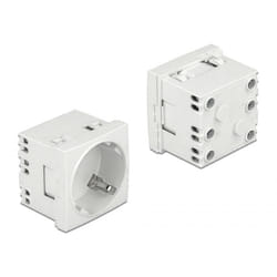 DeLOCK 81324 prise de courant CEE 7/3 Blanc