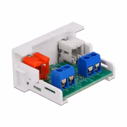 DeLOCK 81338 connecteur de fils 2 x RCA Blanc