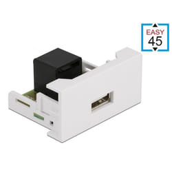 DeLOCK 81344 connecteur de fils USB 2.0 Typ-A Blanc