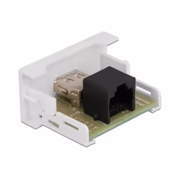 DeLOCK 81344 connecteur de fils USB 2.0 Typ-A Blanc