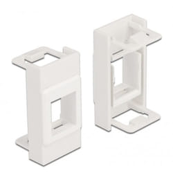 DeLOCK 81353 Plaque de commutation et obturateur Blanc