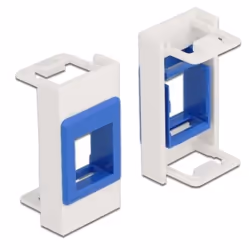 DeLOCK 81357, Bleu, Blanc, Polycarbonate (PC), Sans vis, Universel, Mat, Module keystone