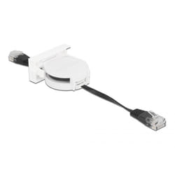 DeLOCK 81361 câble de réseau Noir, Blanc 0,62 m Cat5e SF/UTP (S-FTP)
