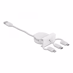 DeLOCK 81375, 0,5 m, USB A, USB C, USB 2.0, 480 Mbit/s, Blanc