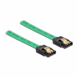 DeLOCK 82017, 0,2 m, SATA III, SATA 7-pin, SATA 7-pin, Femelle/Femelle, Vert