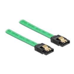 DeLOCK 82069 câble SATA 0,5 m SATA 7-pin Vert