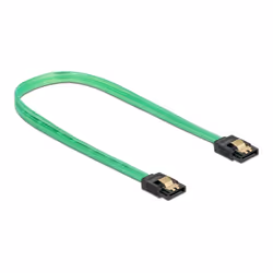 DeLOCK 82069 câble SATA 0,5 m SATA 7-pin Vert