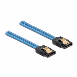 DeLOCK 82133 câble SATA 0,7 m SATA 7-pin Bleu