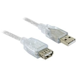 DeLOCK 82239 câble USB 1,8 m USB 2.0 USB A Blanc
