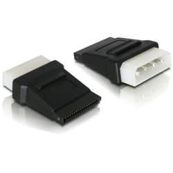 DeLOCK Cable Power SATA HDD > 4pin male Noir