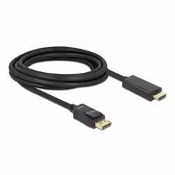 DeLOCK 82435 câble vidéo et adaptateur 3 m HDMI Displayport Noir