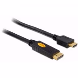 DeLOCK 82441, 5 m, Displayport, HDMI, Mâle, Mâle, Droit