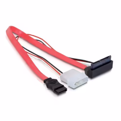 DeLOCK SATA Cable Micro 0.3m, 0,3 m, Femelle/Femelle, Rouge