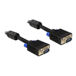 DeLOCK 2m VGA Cable câble VGA VGA (D-Sub) Noir